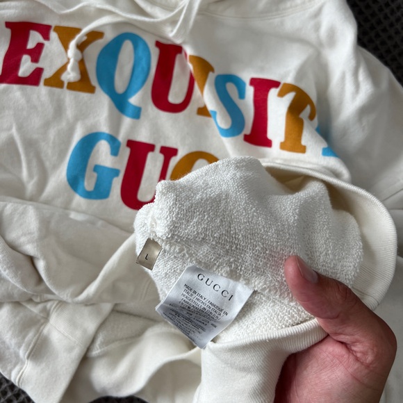 Exquisite Gucci-print hoodie - Picture 3 of 4